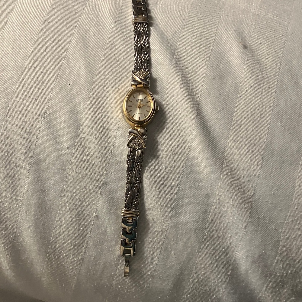 Sophisticated Gold and Silver Women's Watch